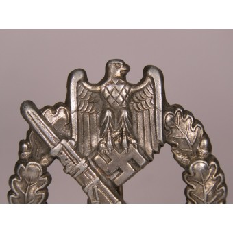 Insignia de asalto de infantería en bronce Hymmen. Espenlaub militaria