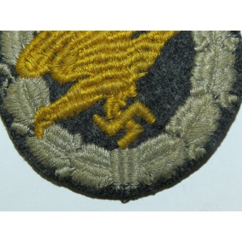 Insigne de parachutiste de la Luftwaffe version brodée. Espenlaub militaria