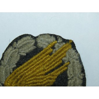 Luftwaffe parachutisten badge geborduurde versie. Espenlaub militaria