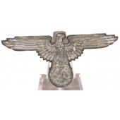 Águila de cinc de las Waffen-SS para gorra de visera. Assmann