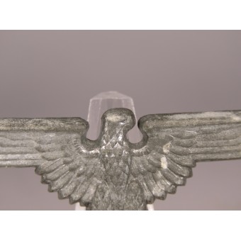 Aquila di zinco Waffen-SS per cappello a visiera. Assmann. Espenlaub militaria