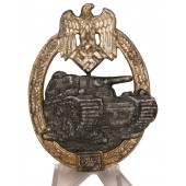 Panzerkampfabzeichen in argento 
