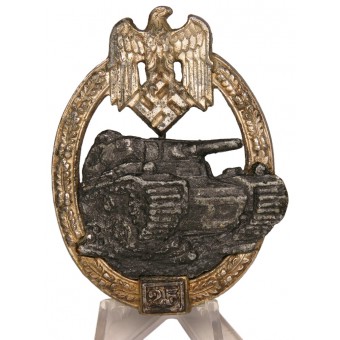 Panzerkampfabzeichen en plata 25 CE Juncker. Espenlaub militaria