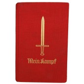 Edizione rossa per l'anniversario dei 50 anni di Hitler di Mein Kampf Beamtenausgabe