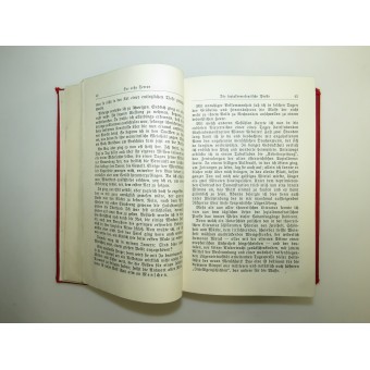 Röd 50 år till Hitler jubileumsutgåva av Mein Kampf Beamtenausgabe. Espenlaub militaria