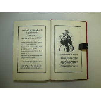 Red 50 years to Hitler anniversary edition of Mein Kampf Beamtenausgabe. Espenlaub militaria
