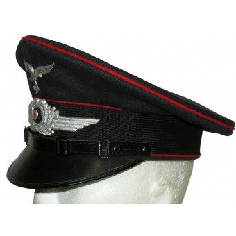 Cappello a visiera per i gradi inferiori della Flak della Luftwaffe. Espenlaub militaria
