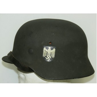 Wehrmacht Heer stalen helm M40, SD EF 66. Espenlaub militaria