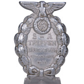 Assmann — SA Treffen Braunschweig 1931 Aluminum Badge