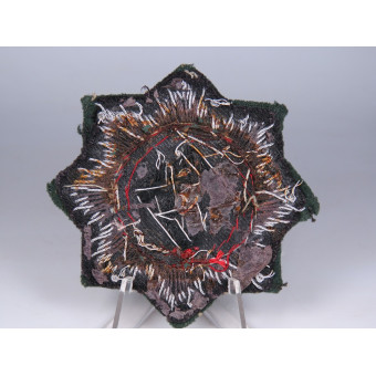 German Cross in Gold – Cloth Version (Hand-embroidered). Espenlaub militaria