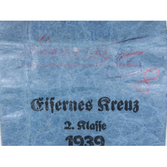 Iron Cross 2nd Class 1939, Frank & Reif Stuttgart Übergröße. Espenlaub militaria