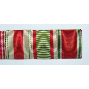 Medal bar of an Austro-Hungarian World War I officer. Espenlaub militaria