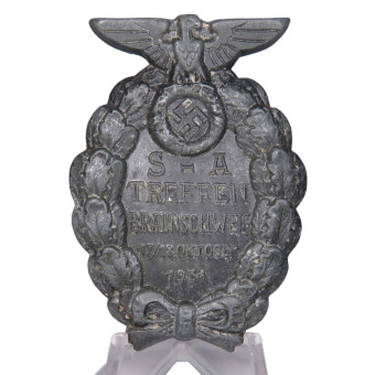 RZM M1/17 Assmann — SA Treffen Braunschweig 1931 Badge. Espenlaub militaria