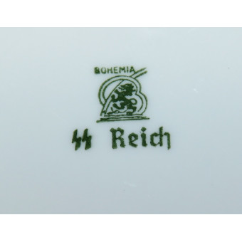 Deep Waffen-SS plate Bohemia. Espenlaub militaria