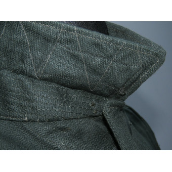 Tunic model 1943 made of lightweight cotton Drillich fabric, mint.. Espenlaub militaria