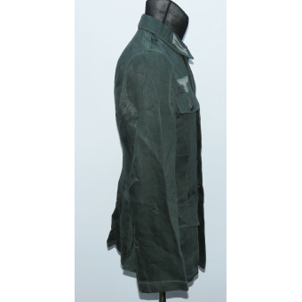 Tunic model 1943 made of lightweight cotton Drillich fabric, mint.. Espenlaub militaria