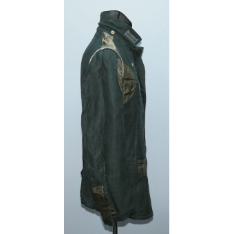 Tunic model 1943 made of lightweight cotton Drillich fabric, mint.. Espenlaub militaria