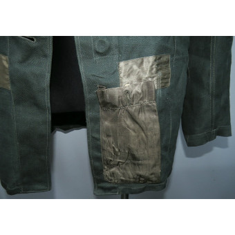 Tunic model 1943 made of lightweight cotton Drillich fabric, mint.. Espenlaub militaria