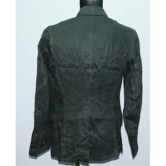 Tunic model 1943 made of lightweight cotton Drillich fabric, mint.. Espenlaub militaria