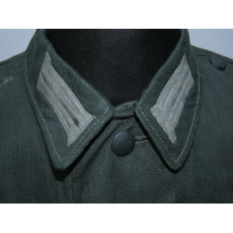 Tunic model 1943 made of lightweight cotton Drillich fabric, mint.. Espenlaub militaria