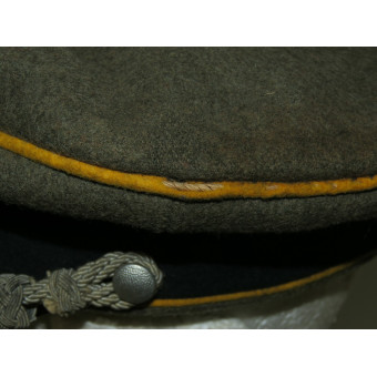 Officer’s Panzer Reconnaissance Visor Cap, Wehrmacht. Espenlaub militaria