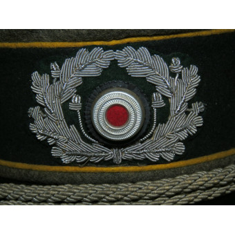 Officer’s Panzer Reconnaissance Visor Cap, Wehrmacht. Espenlaub militaria