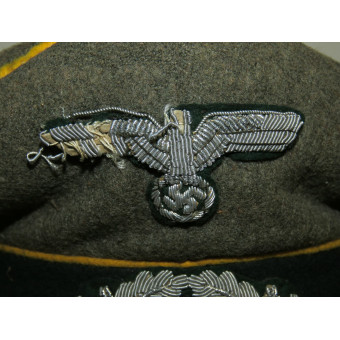 Officer’s Panzer Reconnaissance Visor Cap, Wehrmacht. Espenlaub militaria