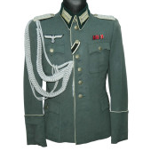 Waffenrock of a Wehrmacht Infantry Major with Adjutant’s Aiguillette