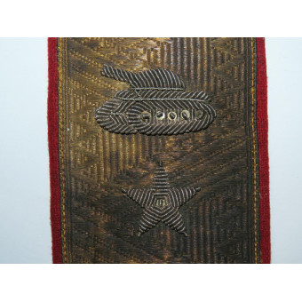Experimental Red Army lieutenant-general tank troops shoulder board. Espenlaub militaria