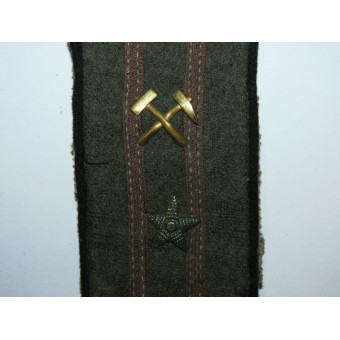 Полевой погон инженера-майора РККА образца 1943 года. Espenlaub militaria