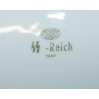 SS-Reich porcelain plate, 1940. Espenlaub militaria