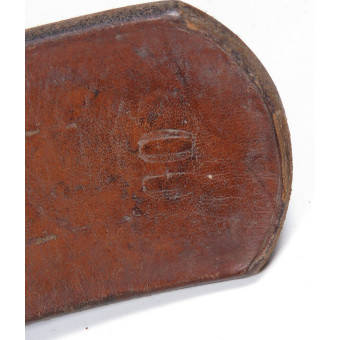 Стальной ремень Вермахта с пряжкой в заводском окрасе. Espenlaub militaria