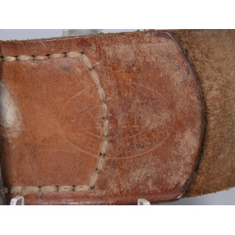 Стальной ремень Вермахта с пряжкой в заводском окрасе. Espenlaub militaria