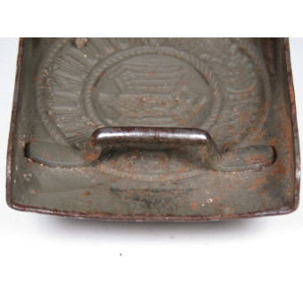 Стальной ремень Вермахта с пряжкой в заводском окрасе. Espenlaub militaria