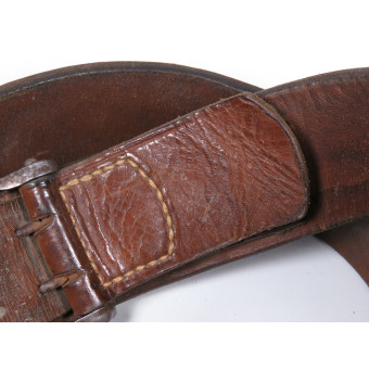 Стальной ремень Вермахта с пряжкой в заводском окрасе. Espenlaub militaria