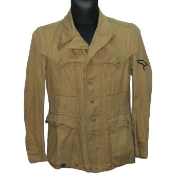 Tropical SS tunic in near mint condition. Espenlaub militaria