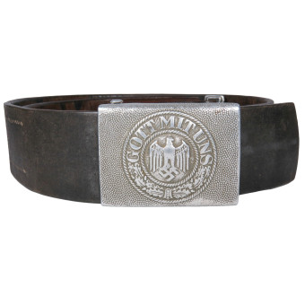 Wehrmacht belt with aluminum buckle RS&S. Espenlaub militaria
