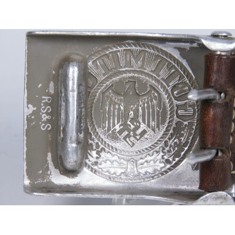 Wehrmacht belt with aluminum buckle RS&S. Espenlaub militaria