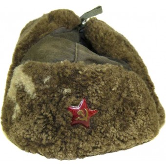Röda armén/RKKA. Sovjetisk vintermössa Ushanka. Espenlaub militaria