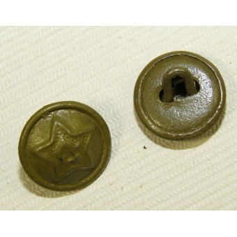 Botón de estrella M 41 pequeño tamaño 14 mm para gymnasterka y otros uniformes. Espenlaub militaria