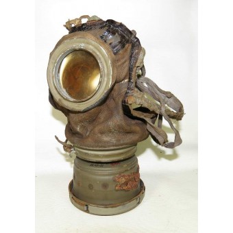 Allemand M 1917 masque à gaz avec cartouche. Espenlaub militaria