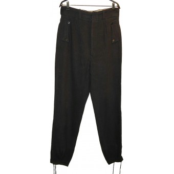 Pantalon de service en laine bleue de la Hitlerjugend HJ. Espenlaub militaria