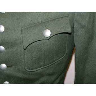 Infanterie Leutnant Feldbluse, privat erworbenes Vorkriegsbeispiel traditioneller Kunst. Espenlaub militaria
