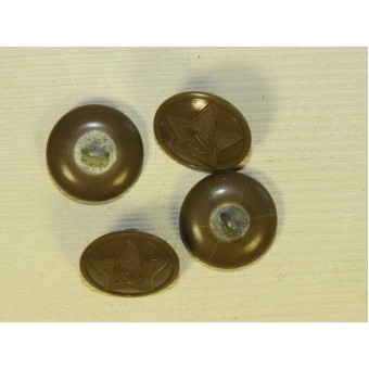 Lendlease USA-tillverkad sovjetisk knapp i komposit khaki plast 22 mm. Espenlaub militaria