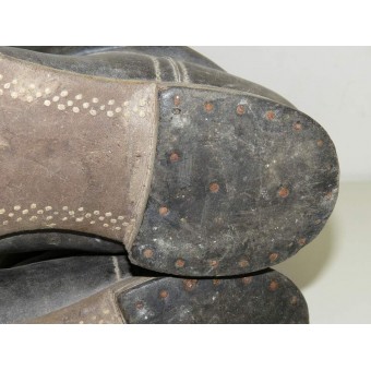 Largas botas de cuero negro para el personal femenino RKKA. Espenlaub militaria