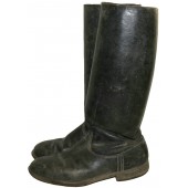 Long black leather boots for RKKA female personnel