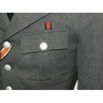 Luftwaffe Flakartillerie Tuchrock für Leutnant in Leichte Flak Abteilung 94 ( mot). Espenlaub militaria