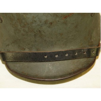 M 18 Doortransititionele single sticker helm, 1943 jaar herhaling. Espenlaub militaria
