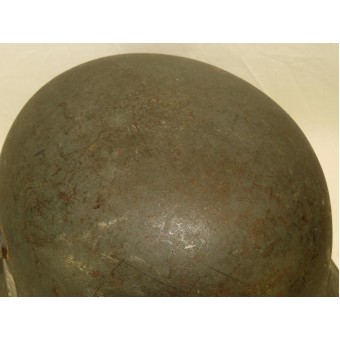M 18 Transititional sola casco calcomanía, reedición 1943 años. Espenlaub militaria