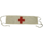 Rode leger Combat medics mouw armband met trekkoord
